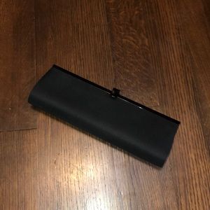Black slim clutch